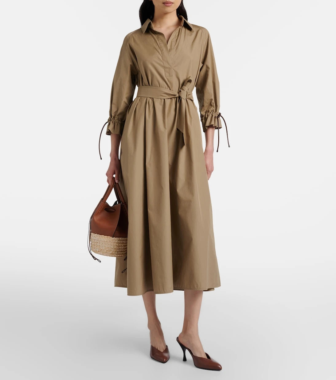 Max Mara - Mirto cotton midi dress