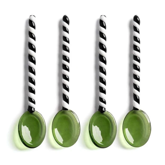 Комплект лъжици &k amsterdam Spoon Duet Green (4 броя)