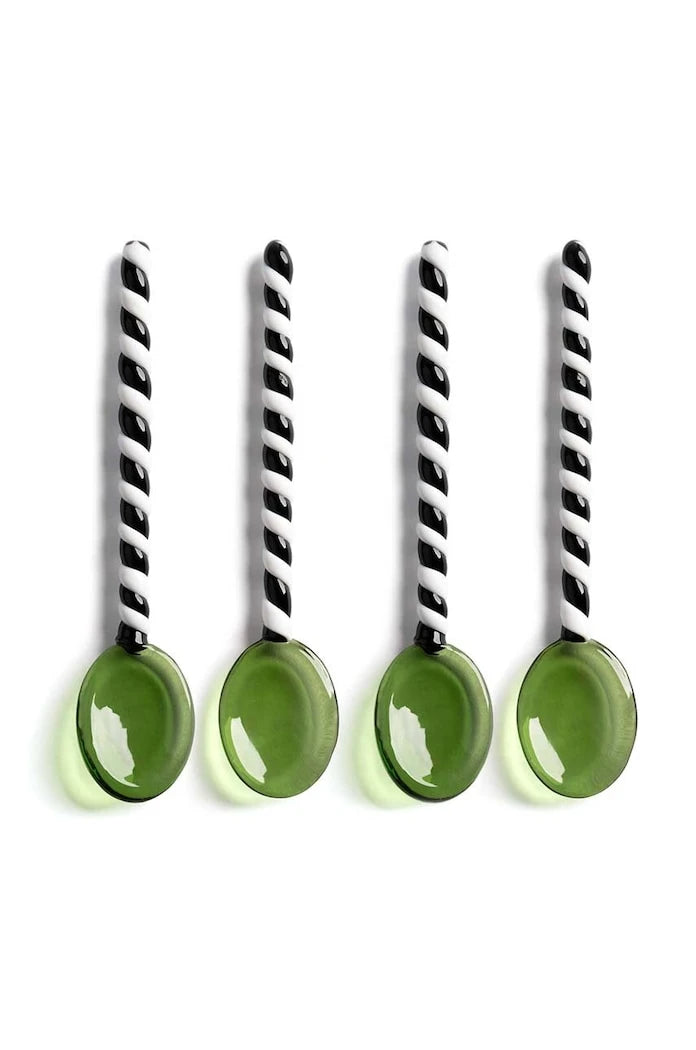 Комплект лъжици &k amsterdam Spoon Duet Green (4 броя)
