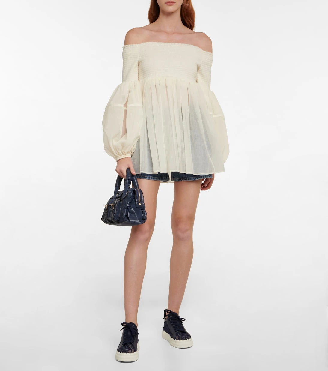 Chloé - Lauren lace sneakers