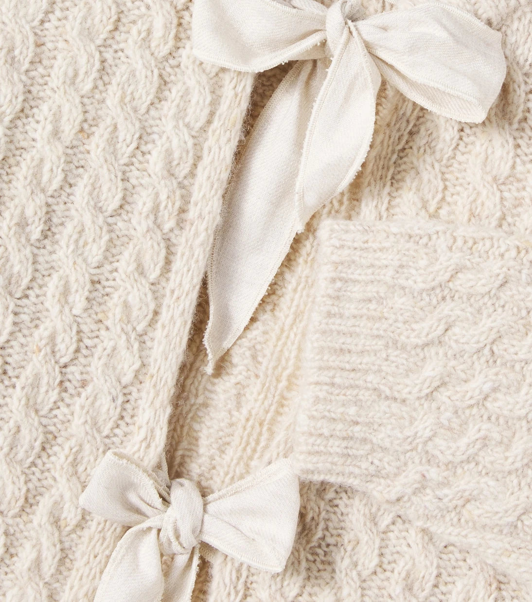 Cozmo - Martinique cable-knit wool-blend cardigan