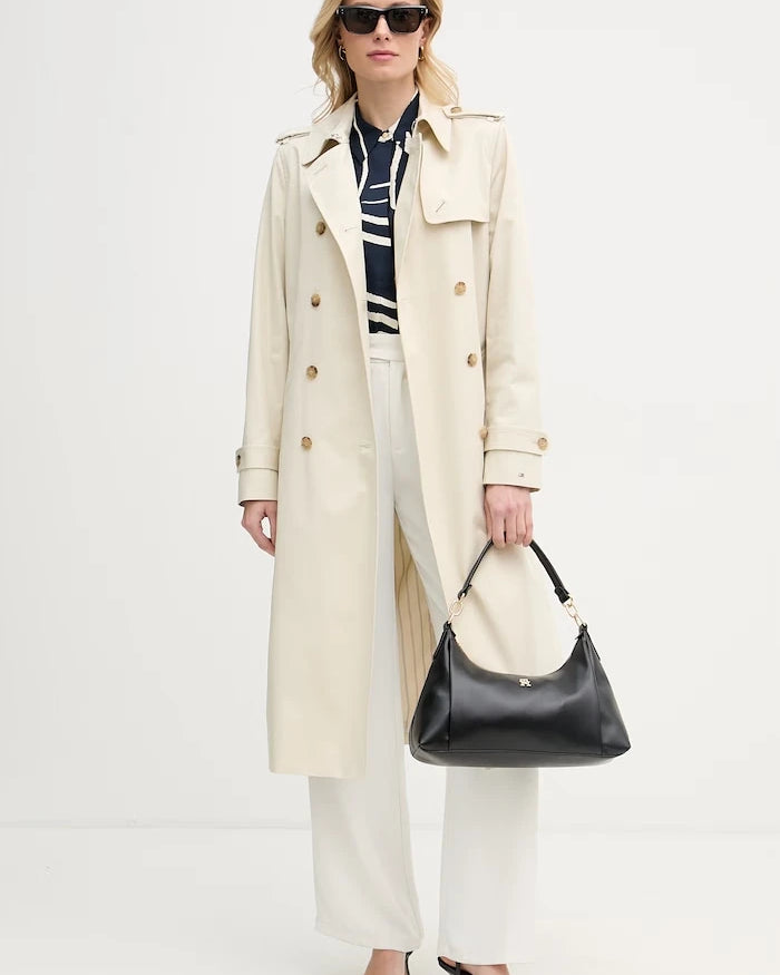 Tommy Hilfiger шлифер дамски от памук