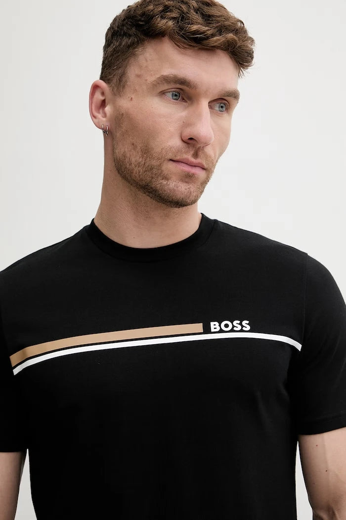 BOSS erkek pamuklu ev tişörtü