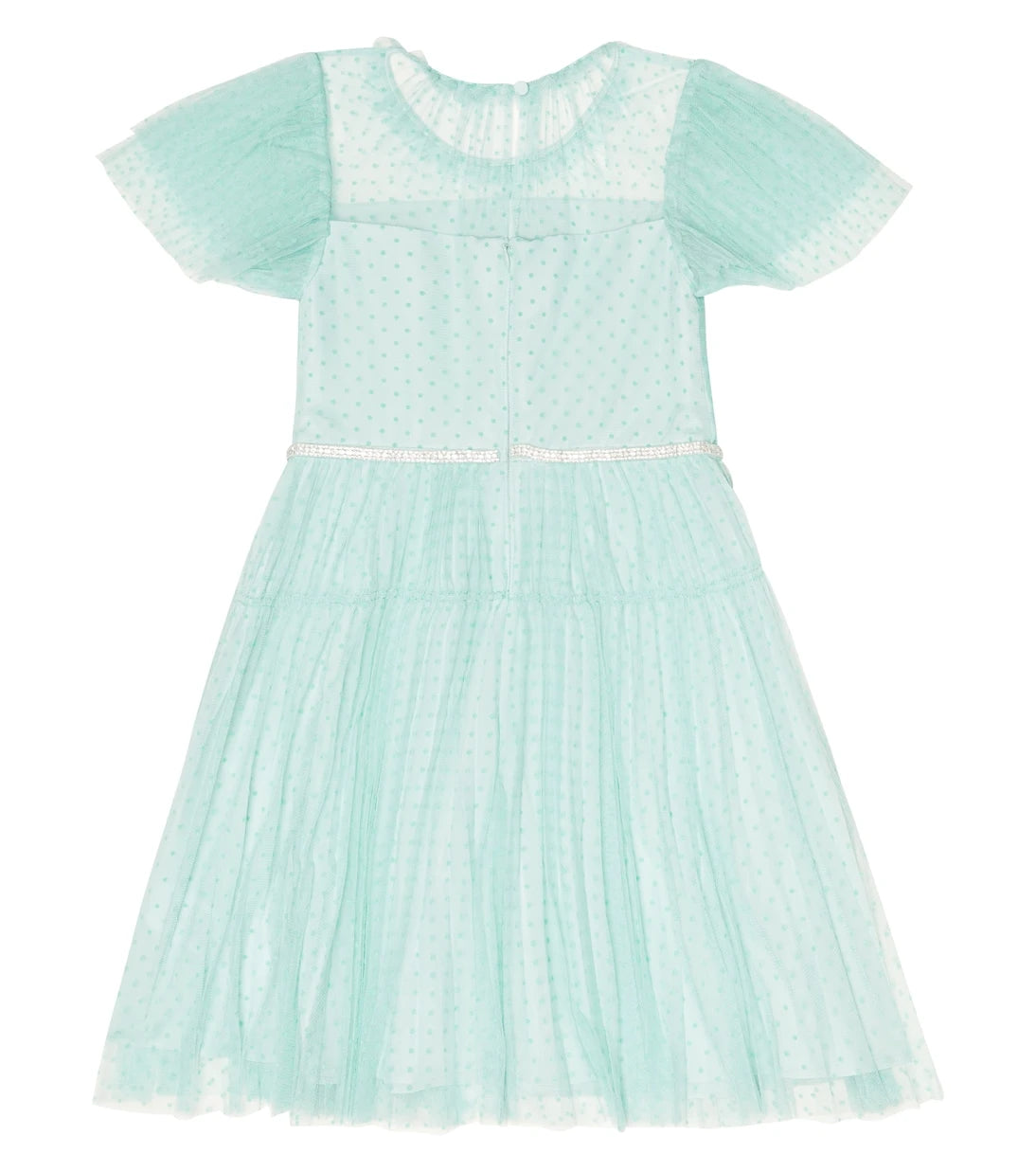 Self-Portrait Kids - Point d'esprit tulle dress