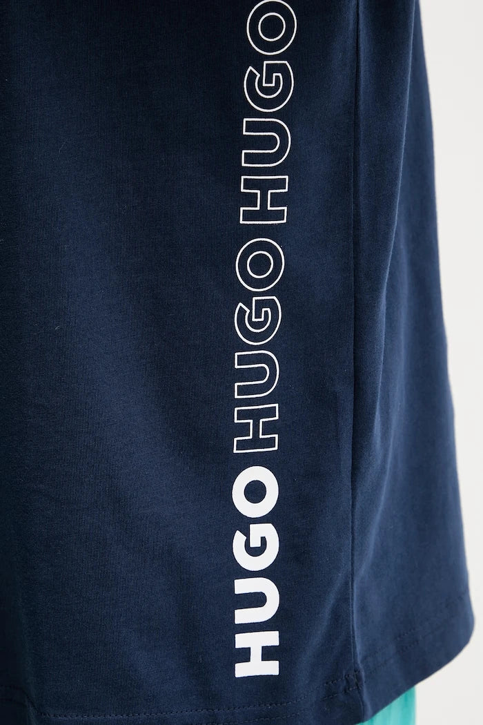 HUGO pamuklu erkek TIKI T-SHIRT