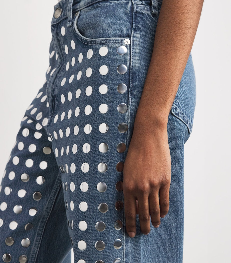 Studded Shea Straight Jeans