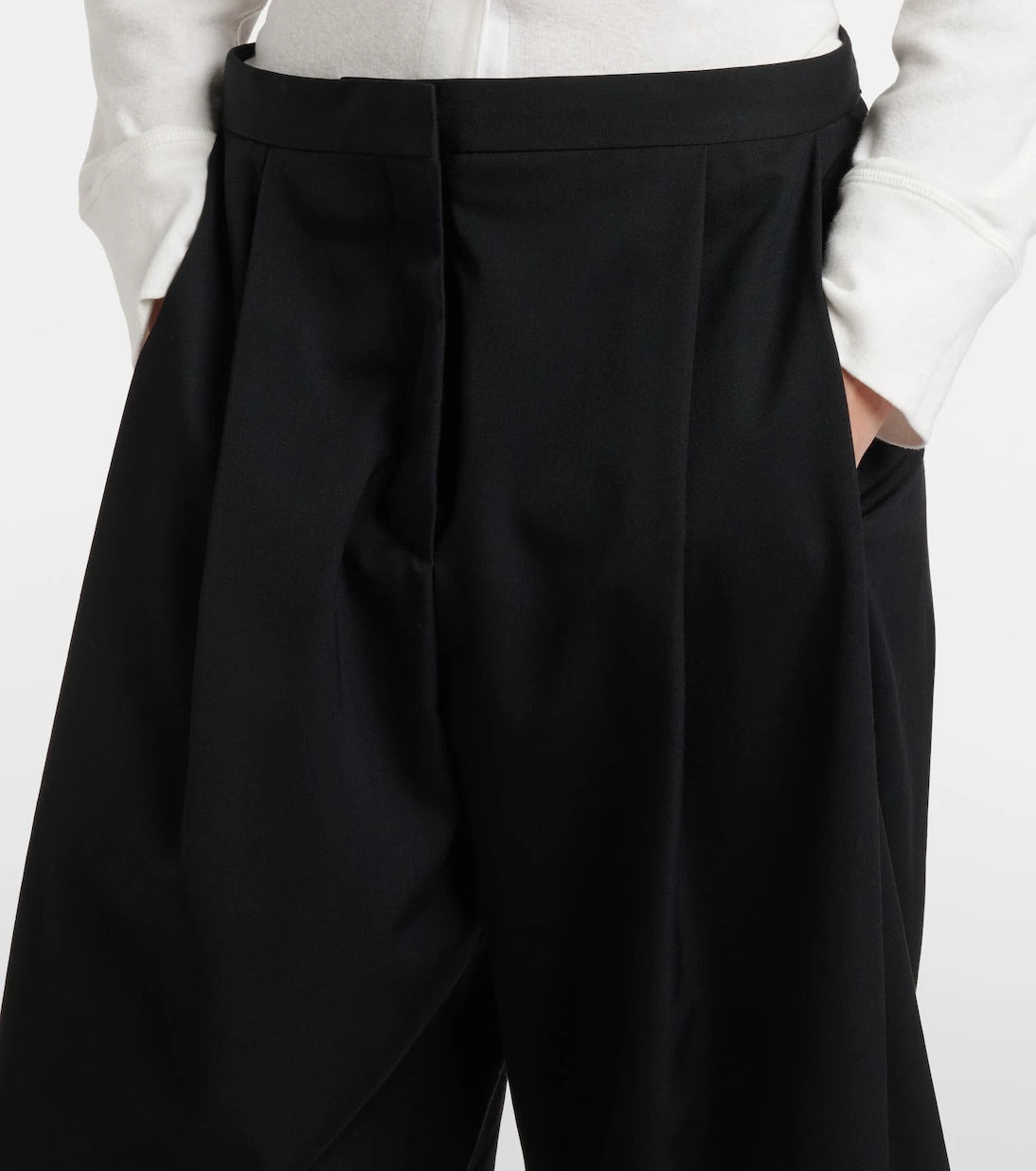 The Row - Kalyan wool Bermuda shorts