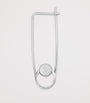 LOEWE Silver-Tone Safety Pin Charm