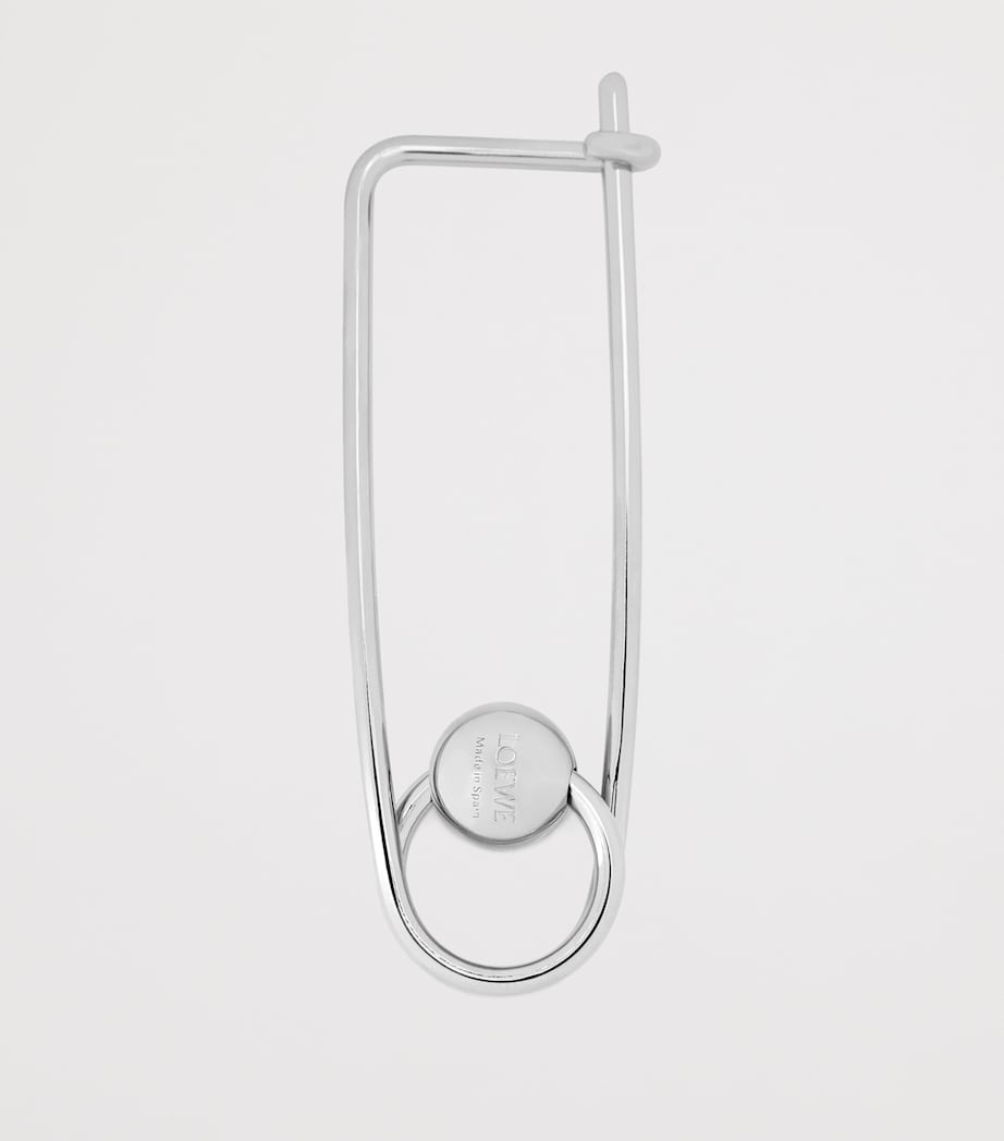 LOEWE Silver-Tone Safety Pin Charm