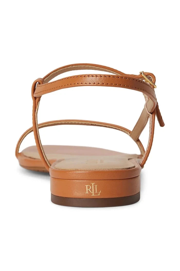 Lauren Ralph Lauren kadın deri sandalet Lainee