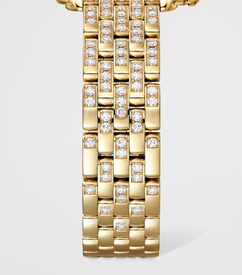 Yellow Gold and Diamond Panthère de Cartier Watch 26.7mm