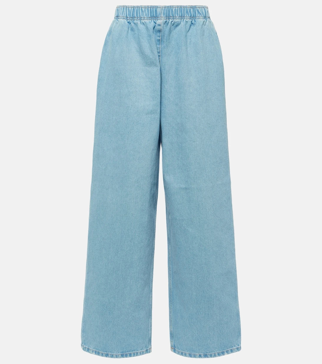 Prada - Logo wide-leg jeans