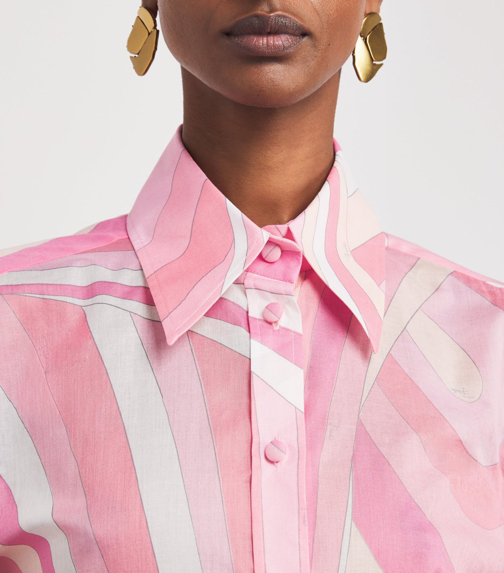 PUCCI Multi Cotton Printed Blouse