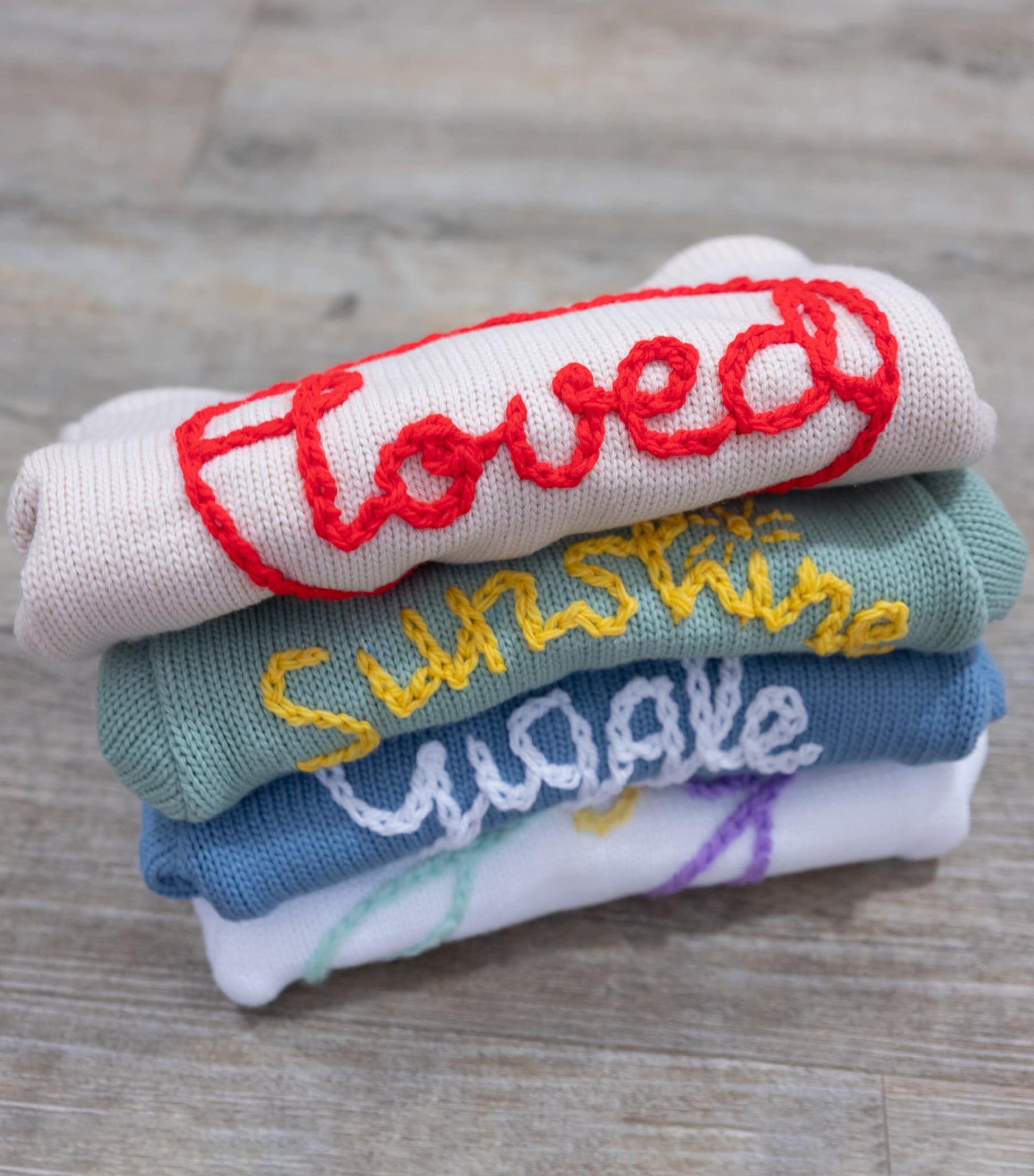 Embroidered Loved Cardigan (0-12 Months)