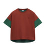 LOEWE Brown Cotton-Silk Box-Fit T-Shirt
