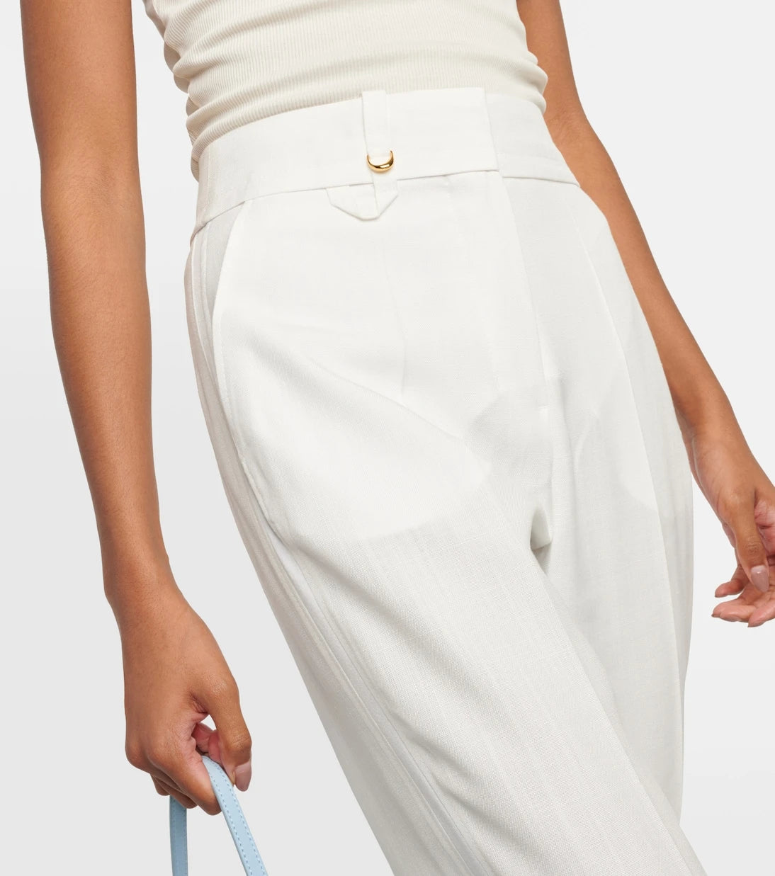 Jacquemus - Le Pantalon Tibau side-slit slim pants