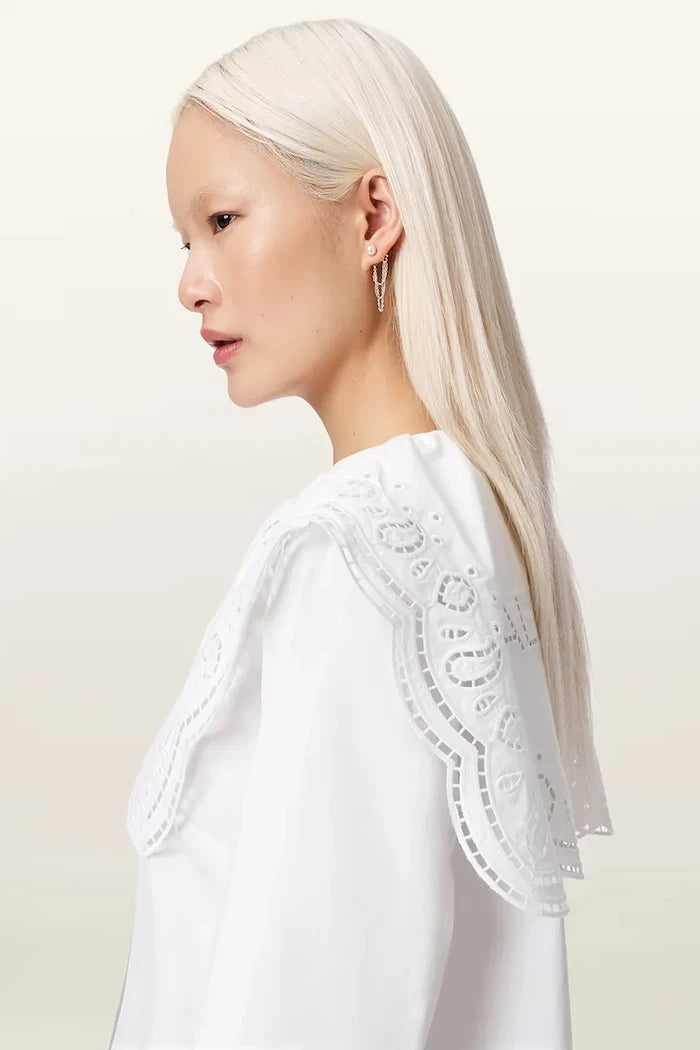 AllSaints риза дамска от памук MARIE