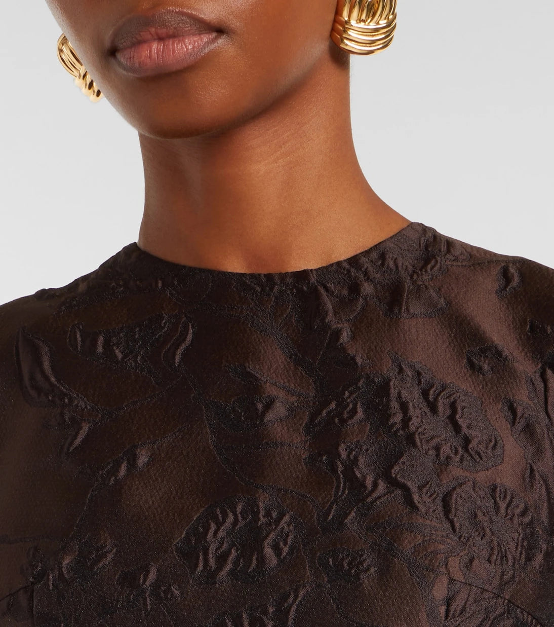 Emilia Wickstead - Flared embroidered midi dress