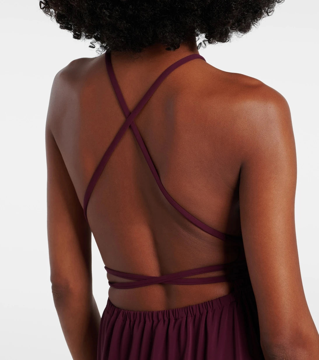 Eres - Ines halterneck jersey midi dress