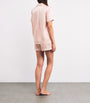 Harrods Pink Silk Short Pyjama Set