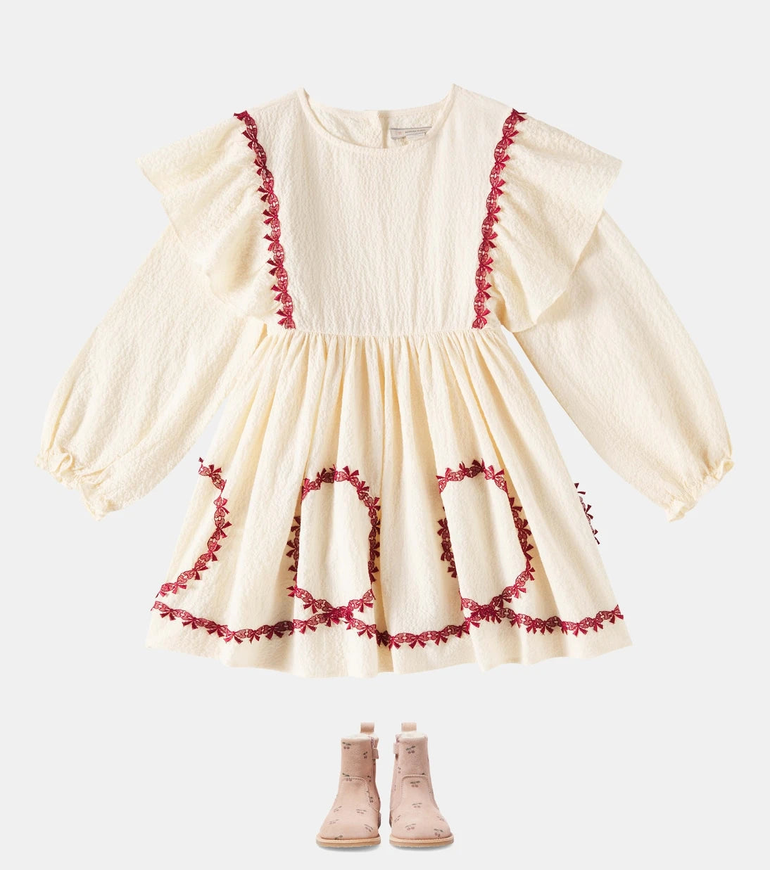 Konges Sløjd - Fee embroidered cotton dress