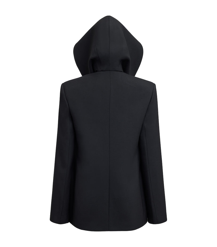Alaïa Black Virgin Wool Tailored Coat