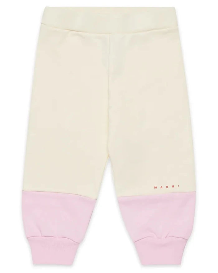 Бебешки памучен спортен панталон Marni MP174B TROUSERS