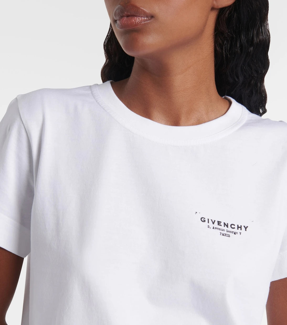 Givenchy - Givenchy Stamp logo cotton jersey T-shirt