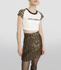 Multi Leopard Print Mini Skirt