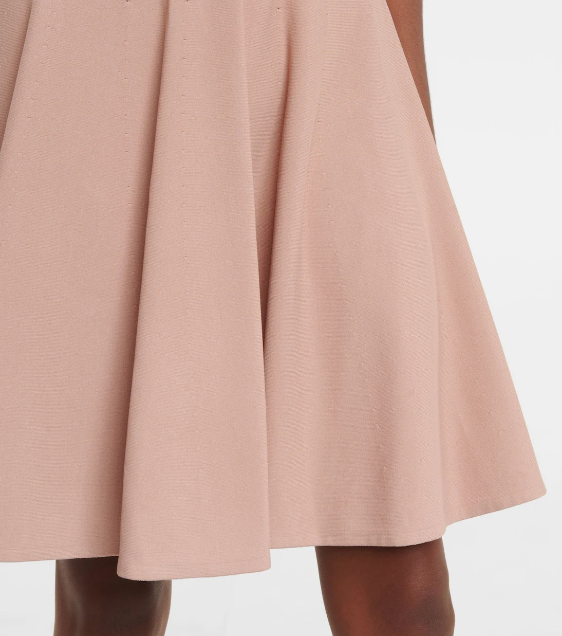 Alaïa - Hooded knit minidress