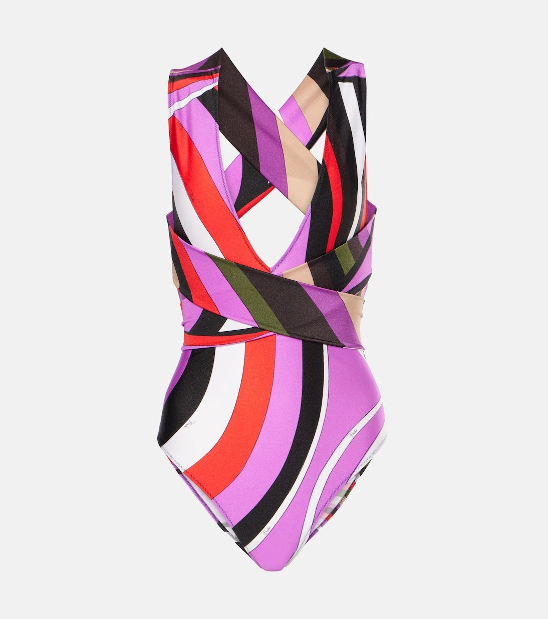 Pucci - Iride halterneck swimsuit