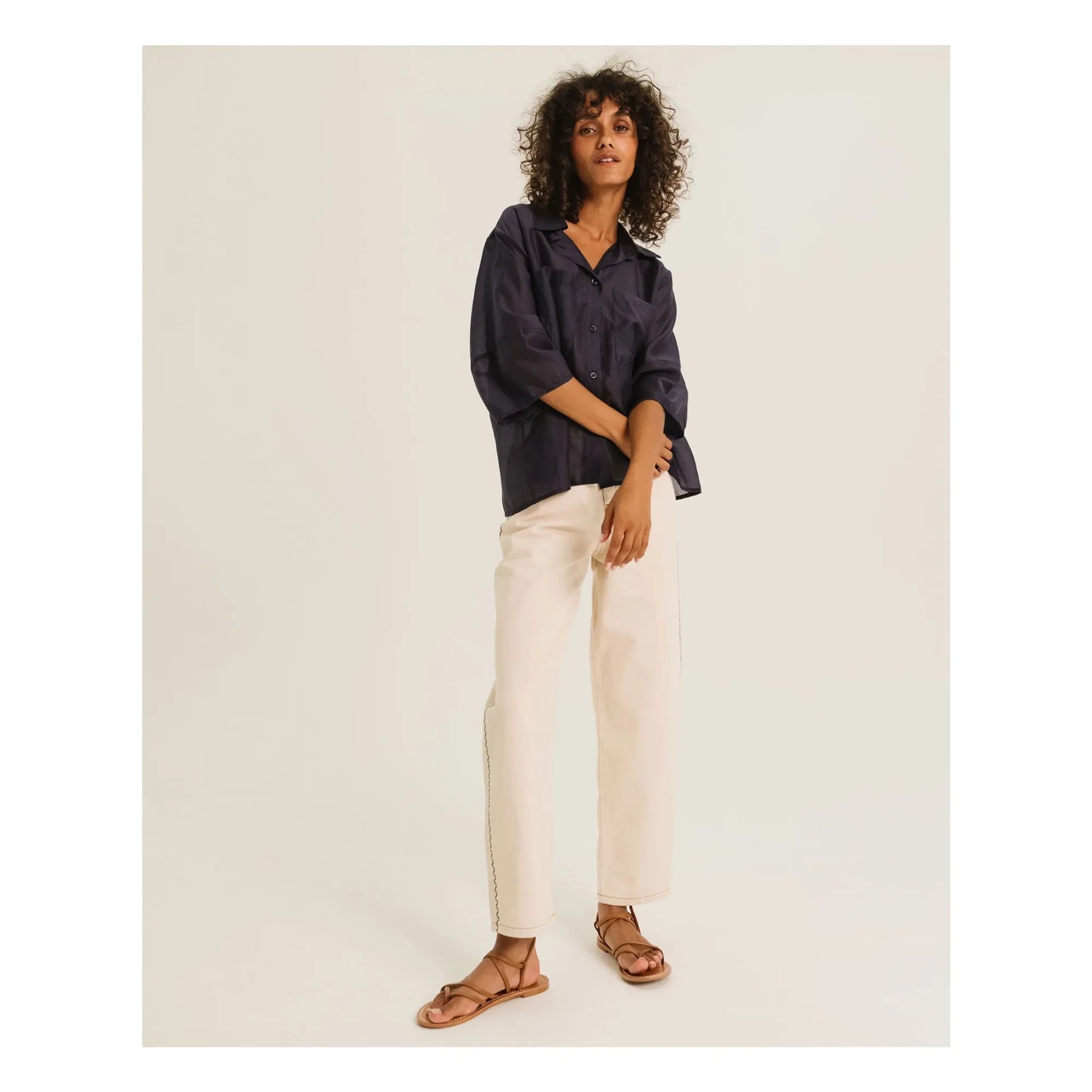Tinsels - Eather shirt | Midnight blue
