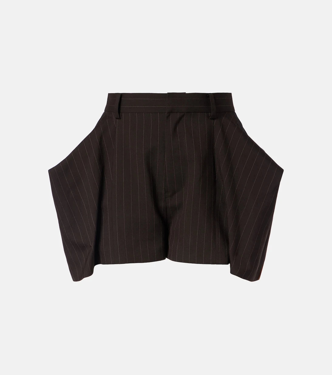 Sacai - Striped Bermuda shorts