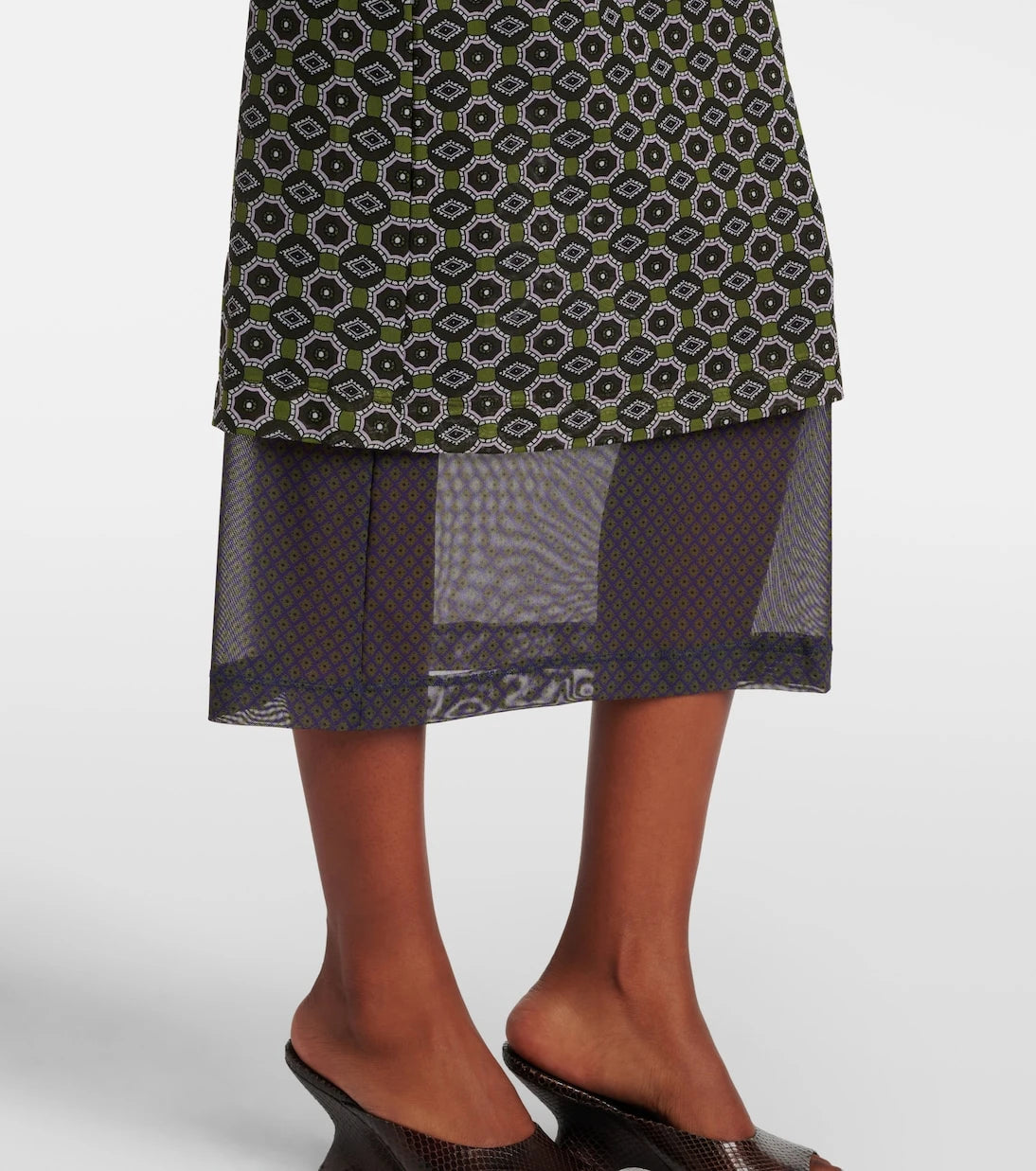 Dries Van Noten - Printed midi dress