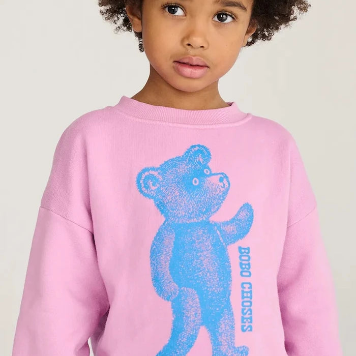 Bobo Choses çocuklar için pamuklu oversize sweatshirt Softpaw Monster
