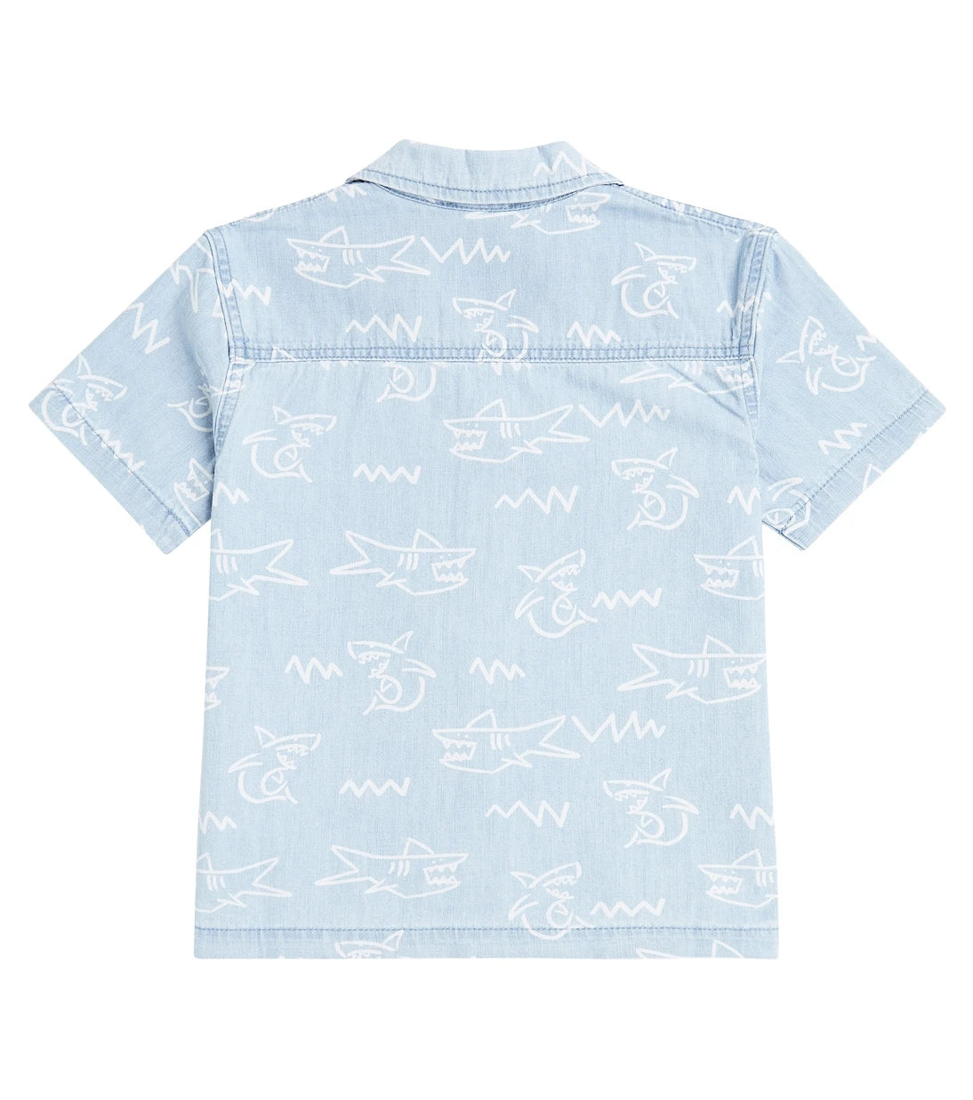Stella McCartney Kids - قميص دنيم مطبوع