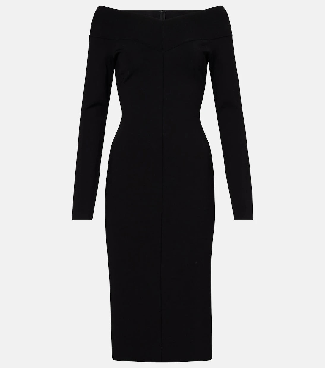 Stella McCartney - Off-shoulder jersey midi dress