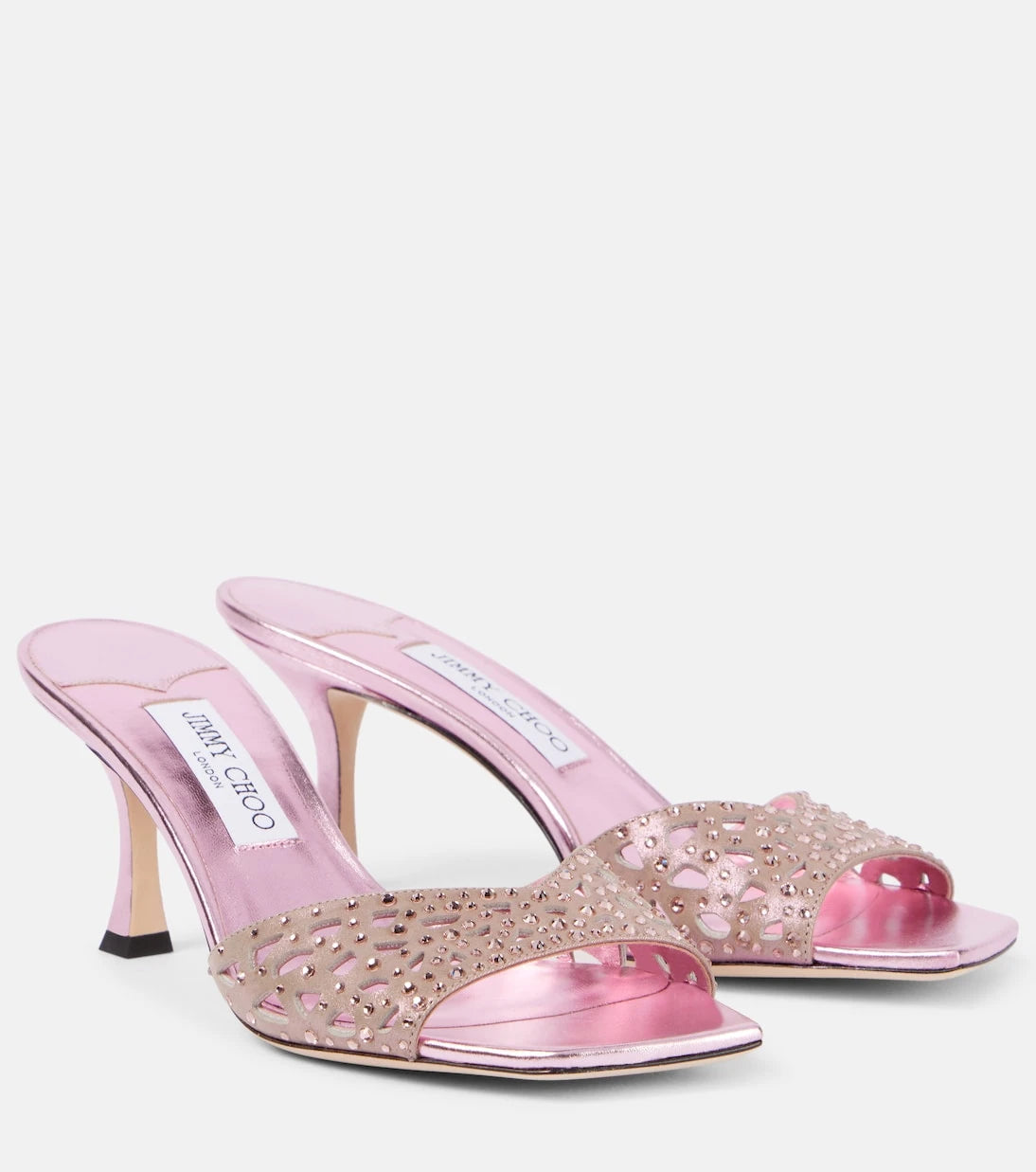 Jimmy Choo - حذاء ميول سكاي 70 مزين بالجلد السويدي
