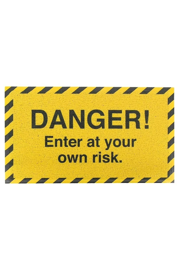 Изтривалка Artsy Doormats Danger Enter At Your Own 70 x 40 cm