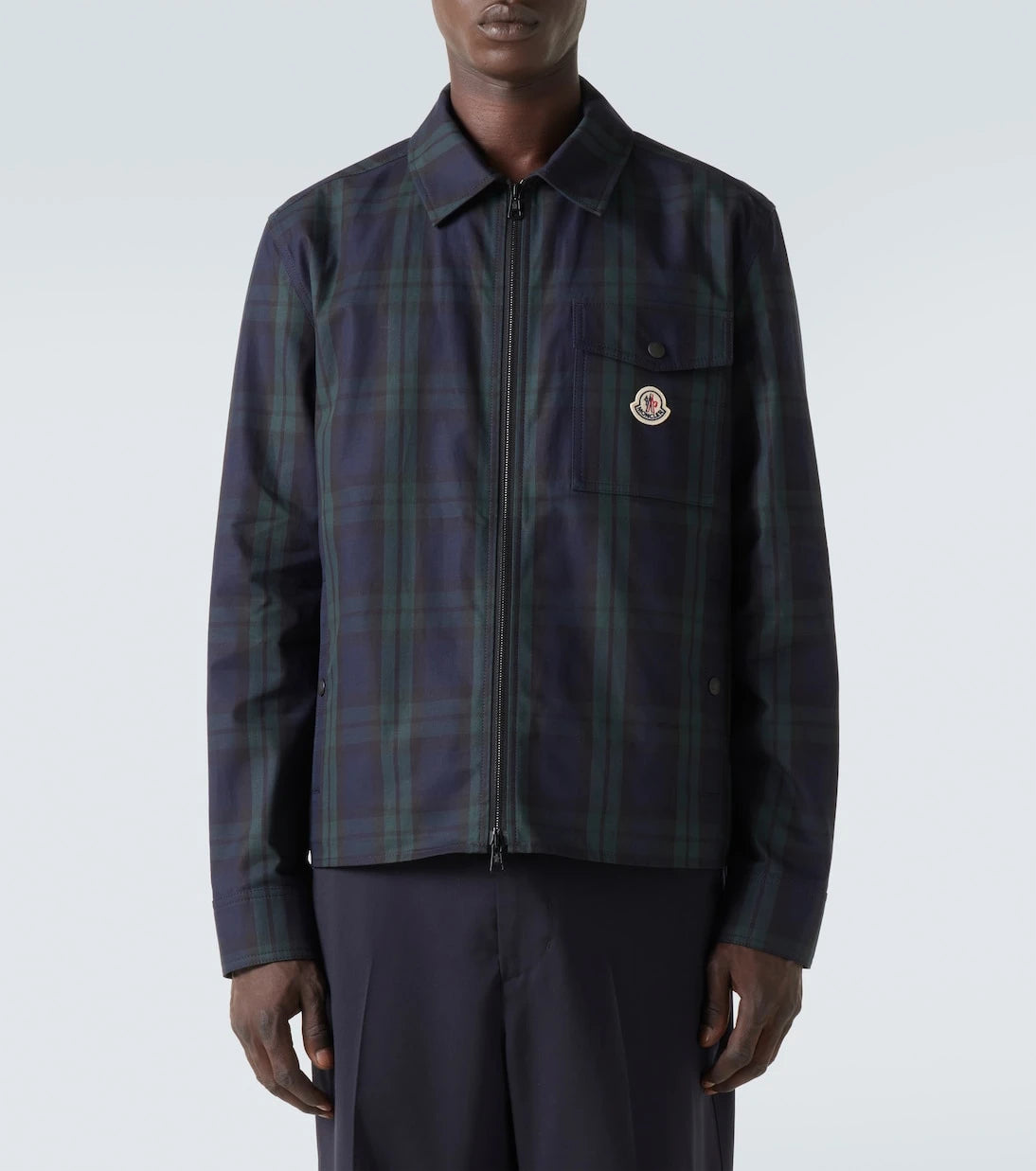 Moncler - Checked cotton jacket