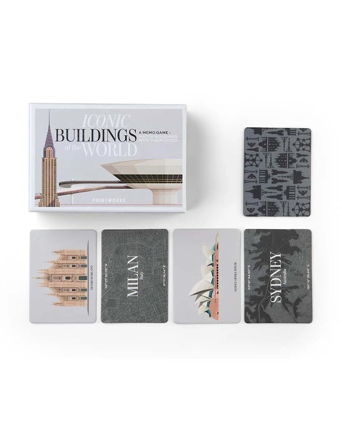 Printworks Memory Famous Buildings Kart Oyunu