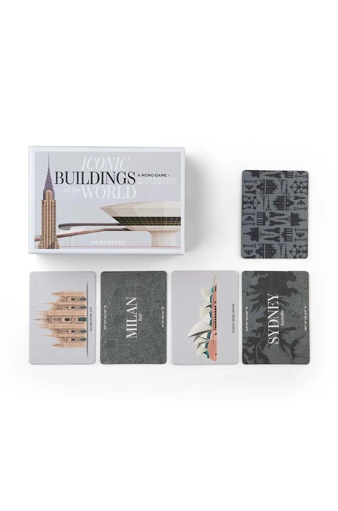 Printworks Memory Famous Buildings Kart Oyunu