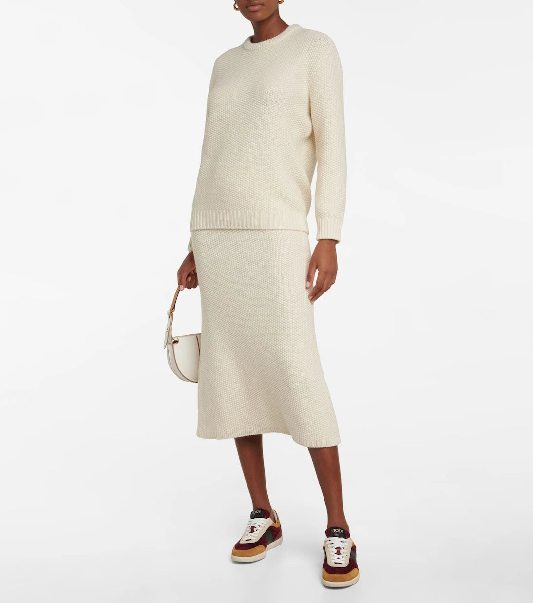Tod's - Tabs ribbed velvet sneakers