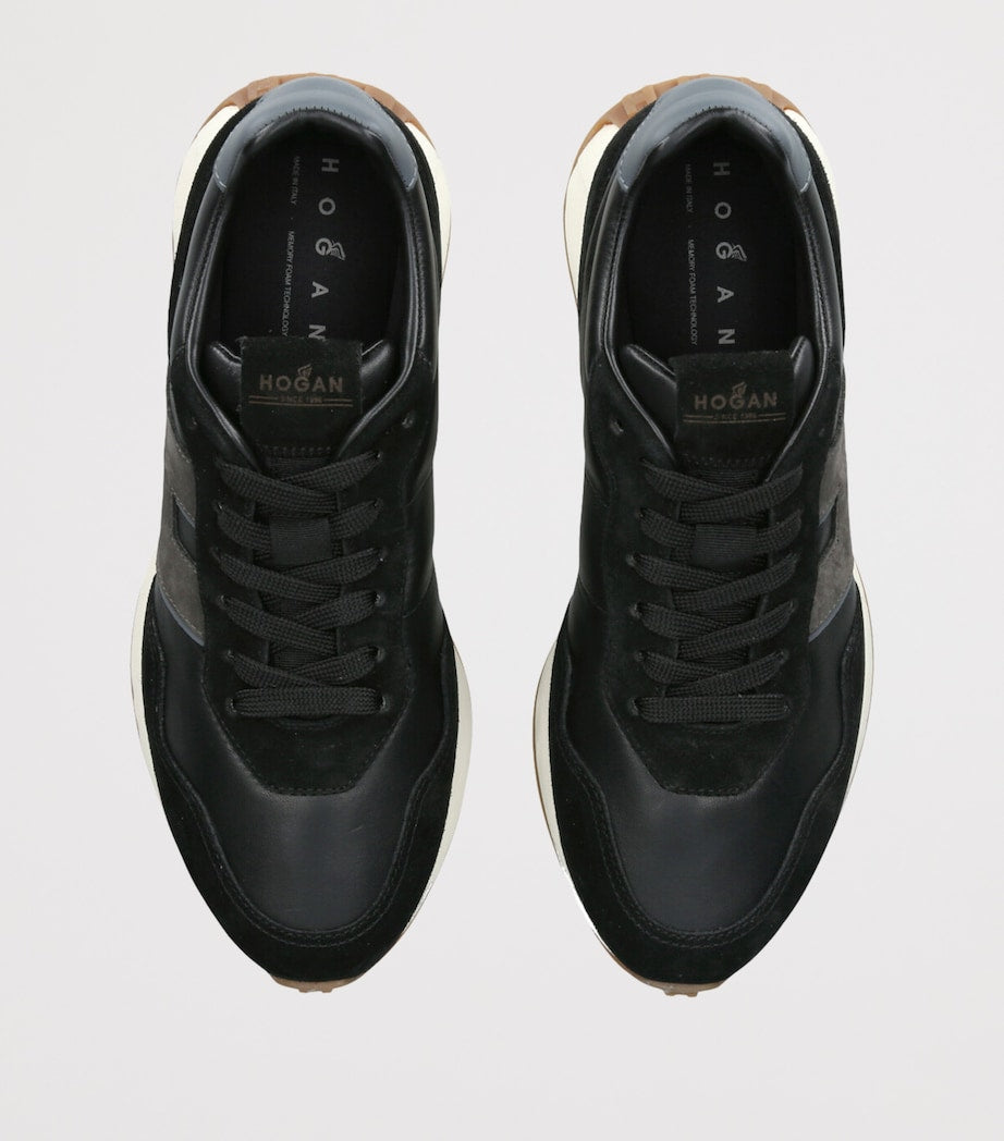 Leather H641 Allacciato Sneakers