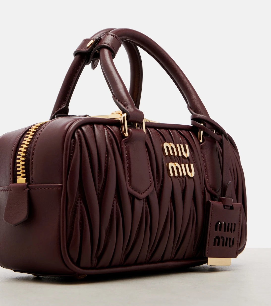 Miu Miu - Arcadie matelassé leather tote bag