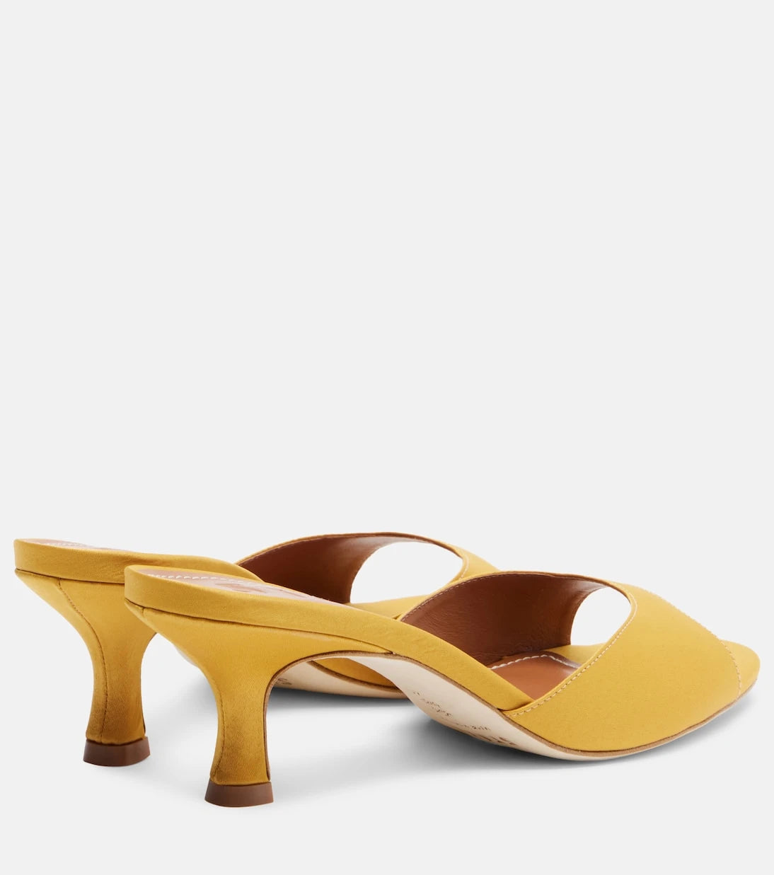Staud - Brigitte leather-trimmed mules