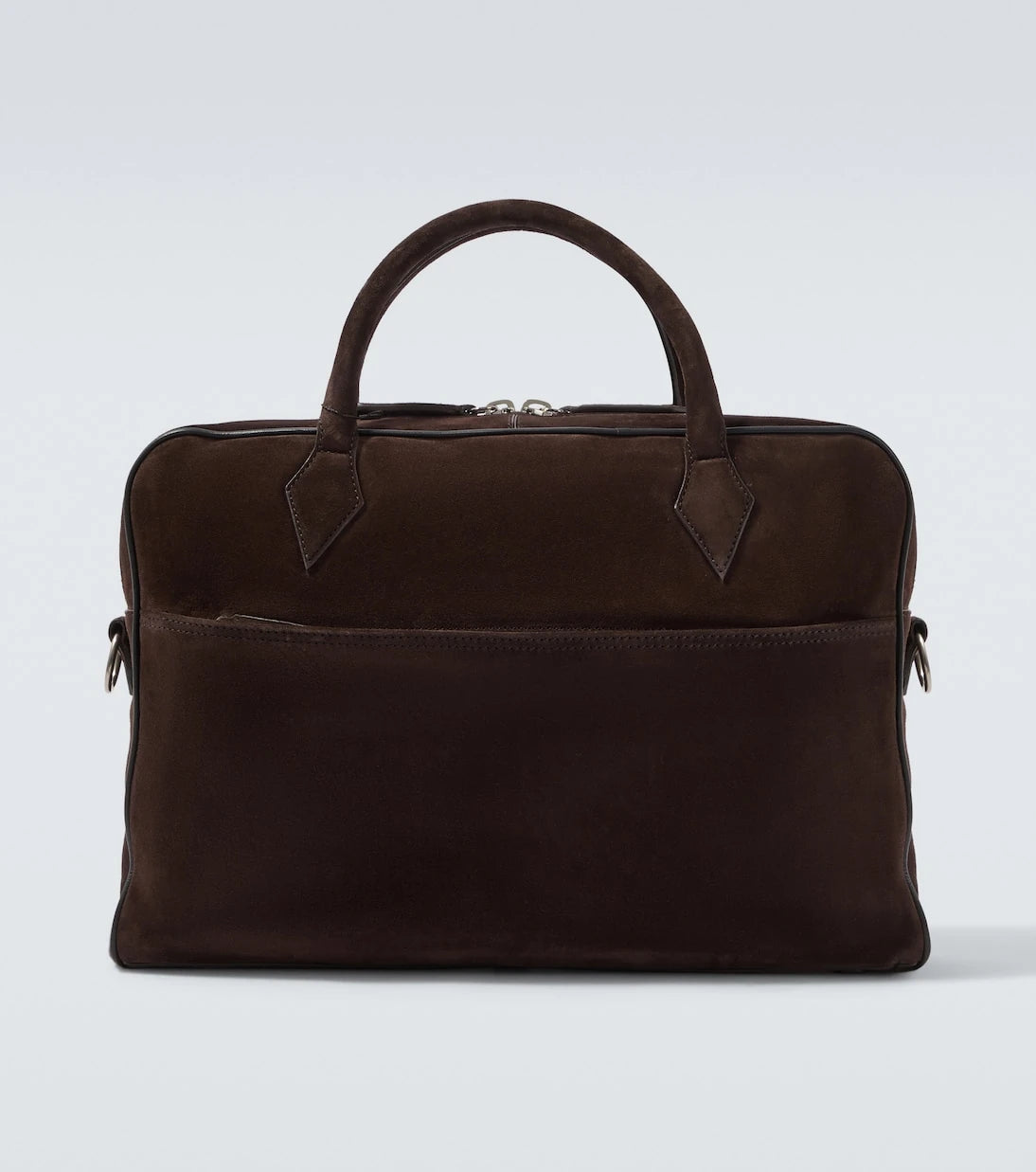 Métier - Closer Slim suede briefcase