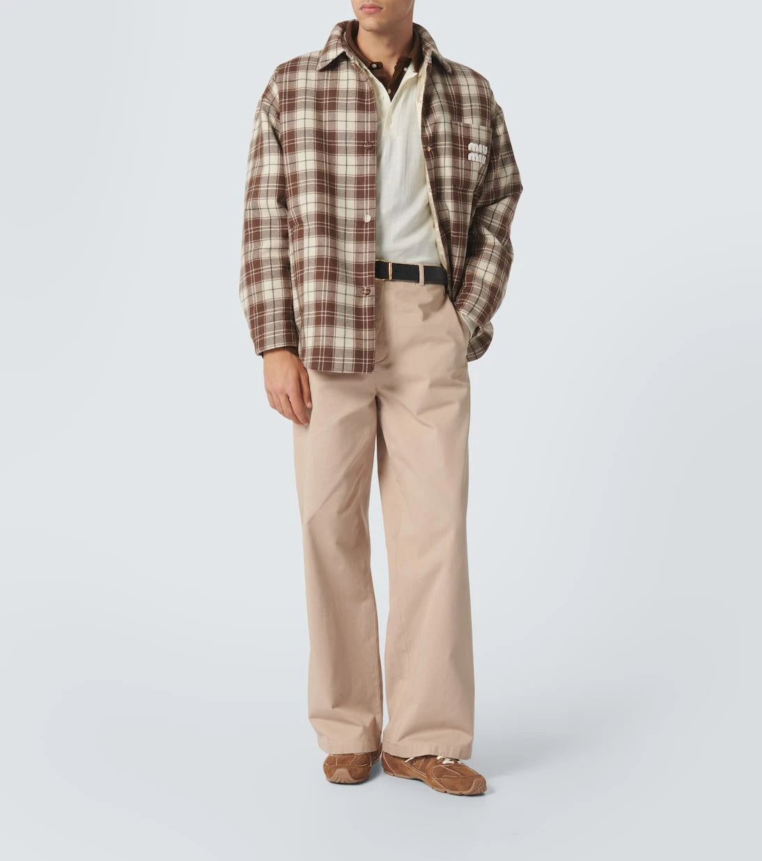 Miu Miu - Checked virgin wool jacket