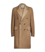 Brown Cashmere-Silk Overcoat