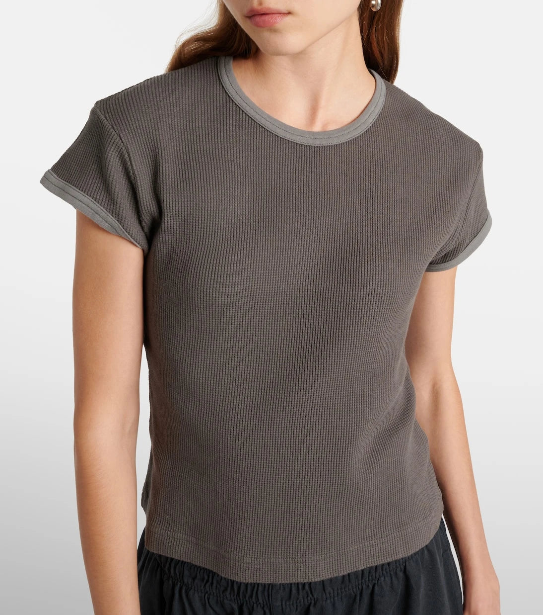 Acne Studios - Waffle-knit cotton T-shirt